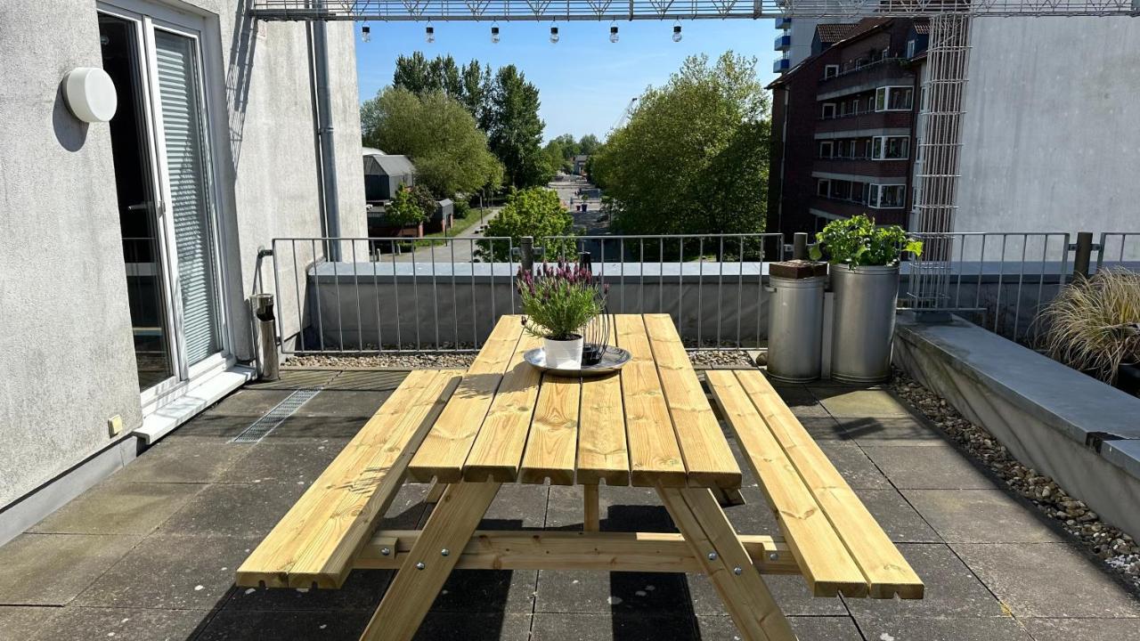 Fischers Ferienwohnung Mit Dachterrasse, Innenstadt Вільгельмсгафен Екстер'єр фото